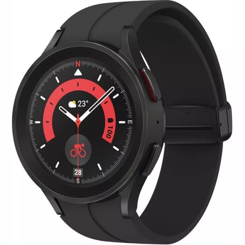 Samsung Galaxy Watch5 Pro 45mm Black Titanium älykello LTE