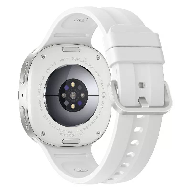 Samsung Galaxy Watch9 LTE 40mm Cream älykello urheilurannakkeella S/M