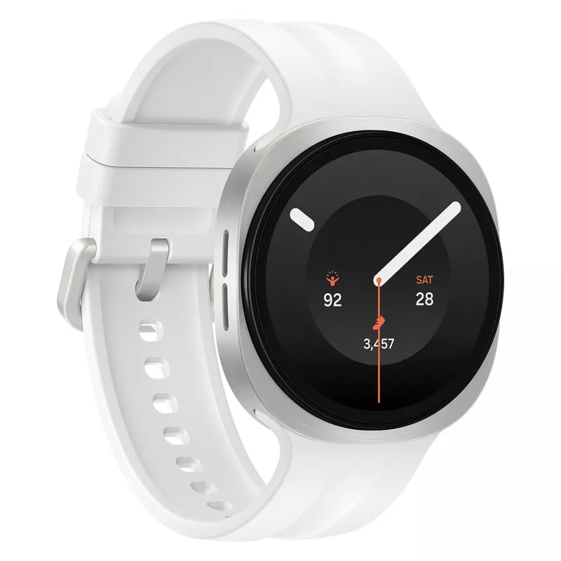 Samsung Galaxy Watch9 LTE 40mm Cream älykello urheilurannakkeella S/M