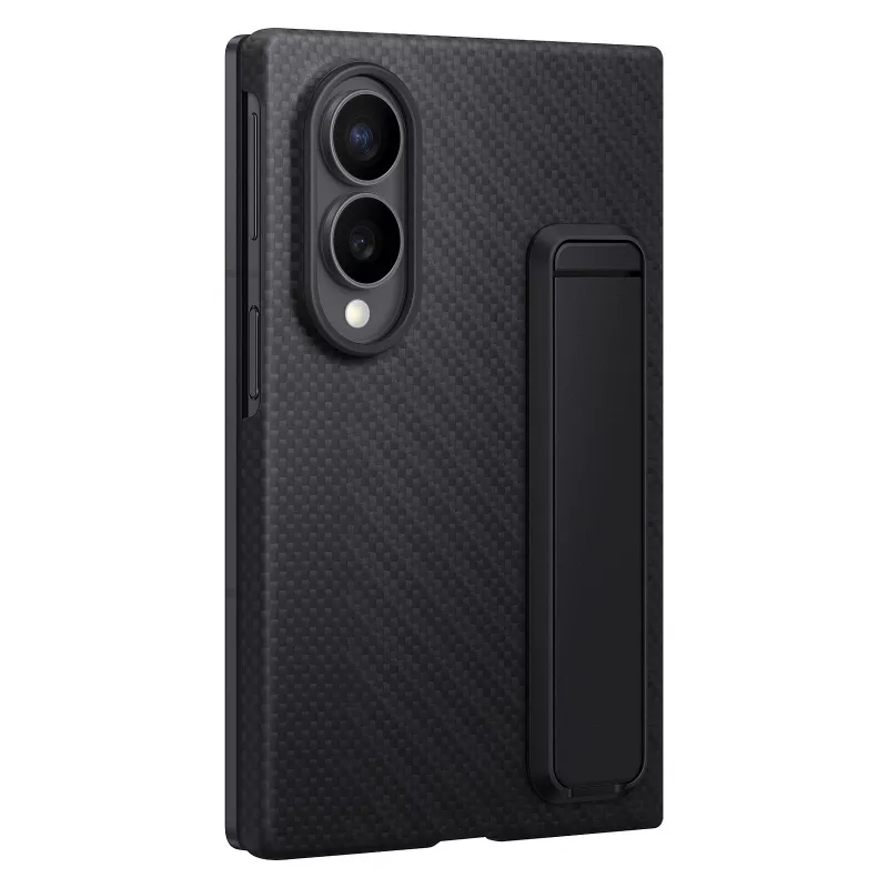 Samsung Galaxy Z Fold8 Carbon Standing -kotelo jalustalla – musta, EF-XF971SBEGWW