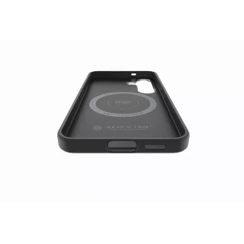 Samsung GP-FPS931PGABW Enzo Aramid kuori Samsung Galaxy S25:lle, musta hopea