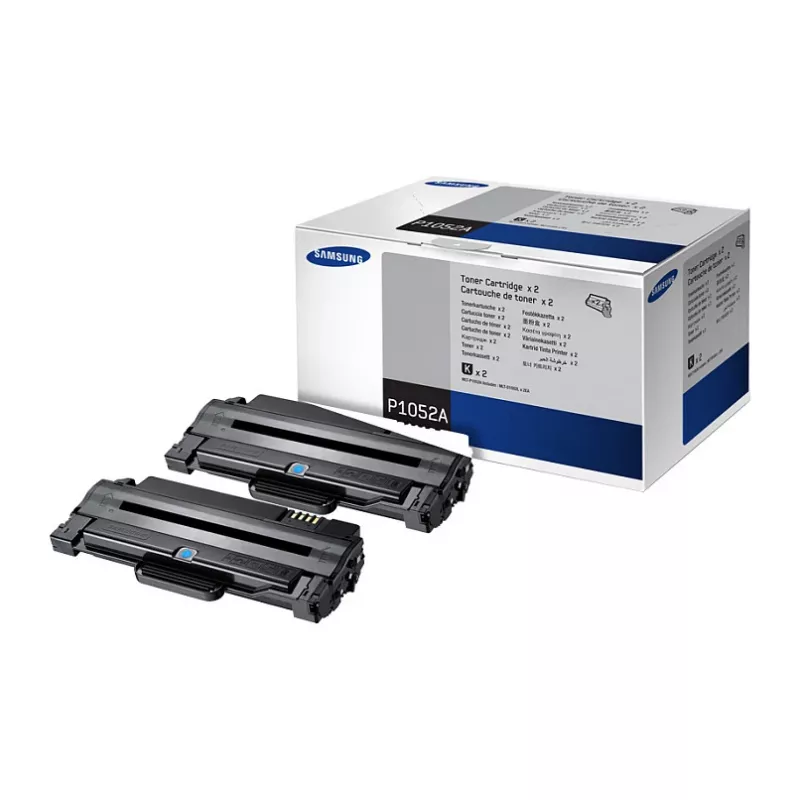 Samsung HP MLT-P1052A - 2 kpl:n pakkaus - High Yield - musta - alkuperäinen - värikasetti (SV115A)