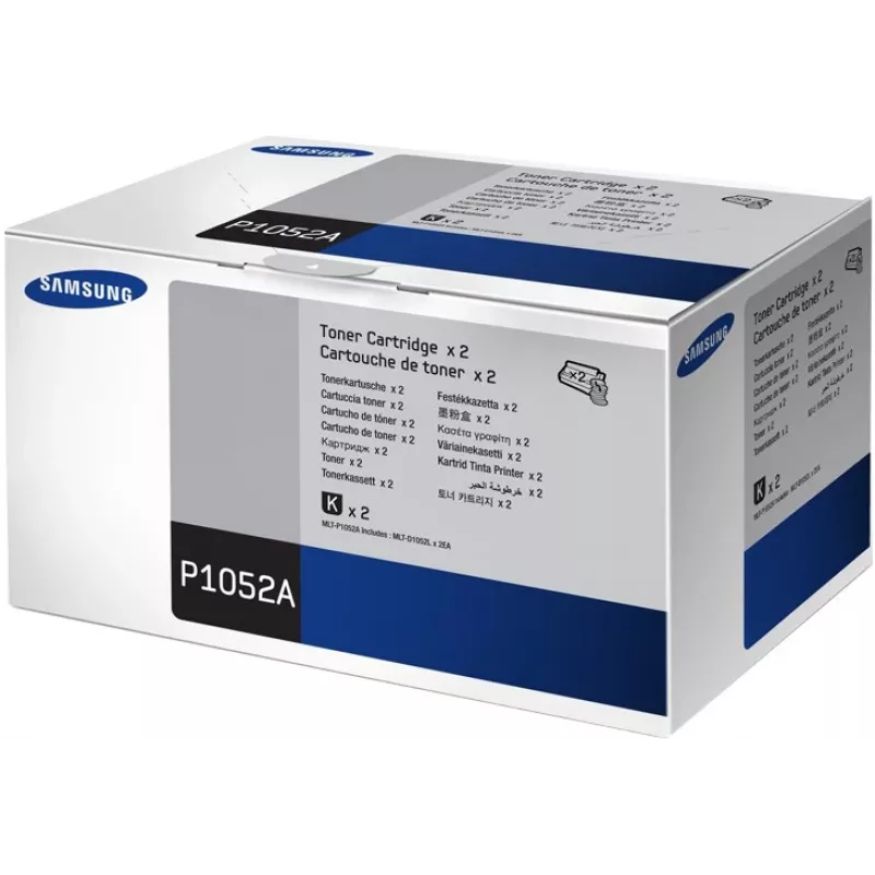 Samsung HP MLT-P1052A - 2 kpl:n pakkaus - High Yield - musta - alkuperäinen - värikasetti (SV115A)