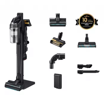 Samsung Jet 95S CompleteClean akku-imuri – VS70H28HFC/WD, satiininharmaa, 210 AW, 60 min käyttöaika, litiumioni