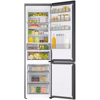 Samsung RB38C705CB1/EF 390L Total No Frost jää-pakastinyhdistelmä SpaceMax™-teknologialla, Digital-Inverter-kompressori, energialuokka C, Glam Black