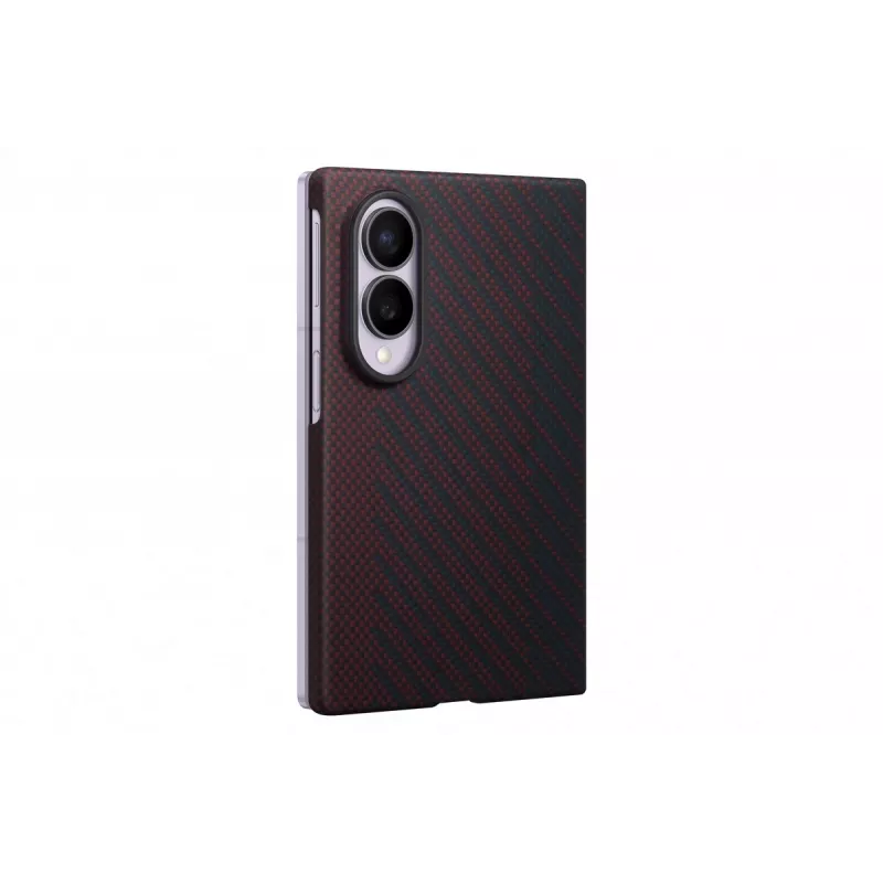 Samsung EF-KF971 Carbon Magnet -suojakotelo Galaxy Z Fold8 -puhelimelle, punainen