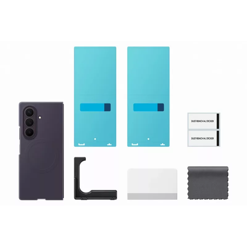 Samsung silikoninen magneettikotelo Galaxy Z Fold8 Ultralle, violetti (EF-EF976CVEGWW)