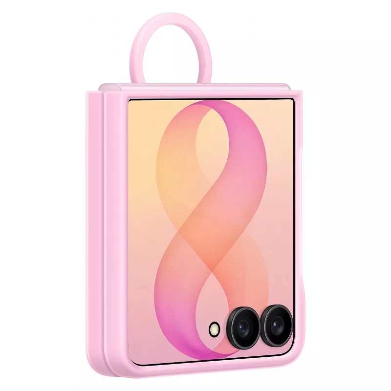 Samsung Silicone Ring Magnet -kotelo Galaxy Z Flip8 -laitteelle - violetti