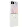 Samsung Silicone Ring Magnet -kotelo Galaxy Z Flip8, valkoinen