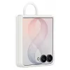 Samsung Silicone Ring Magnet -kotelo Galaxy Z Flip8, valkoinen