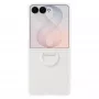 Samsung Silicone Ring Magnet -kotelo Galaxy Z Flip8, valkoinen