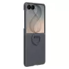 Samsung Silicone Ring Magnetic -kotelo Galaxy Z Flip8 -laitteelle, musta (EF-EF776CBEGWW)