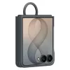 Samsung Silicone Ring Magnetic -kotelo Galaxy Z Flip8 -laitteelle, musta (EF-EF776CBEGWW)
