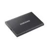 Samsung T7 -kannettava SSD, 2000 GB, USB Type-C, 3.2 Gen 2, 1050 MB/s, salasana, harmaa