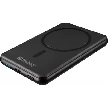 Sandberg SemiSolidState Magnet USB-C - USB-C kaapeli 1m musta (421-50)