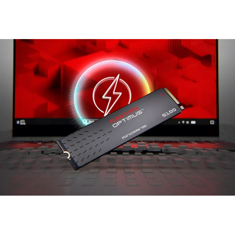 SanDisk 1TB M.2 NVMe PCIe 4.0 sisäinen SSD - 7100MB/s luku, 6700MB/s kirjoitus