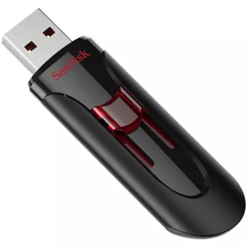 SanDisk Cruzer Glide 256GB USB 2.0 muistitikku (SDCZ600-256G-G35) - musta