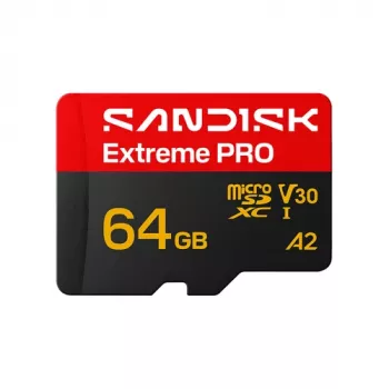 SanDisk Extreme PRO microSDXC 64GB UHS-I U3 V30 jopa 200 MB/s luku