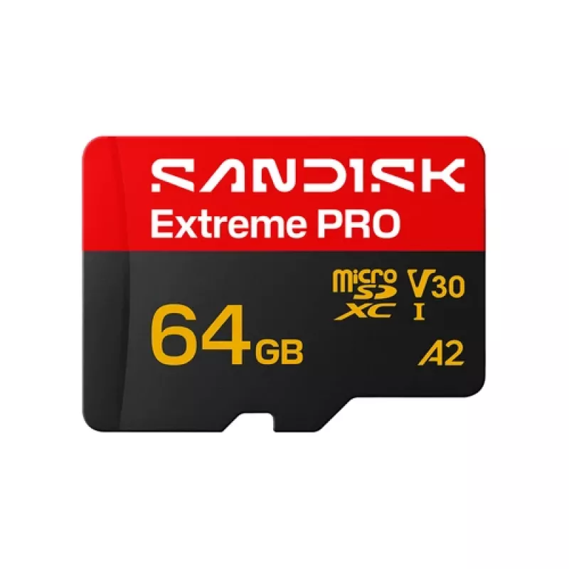 SanDisk Extreme PRO microSDXC 64GB UHS-I U3 V30 jopa 200 MB/s luku