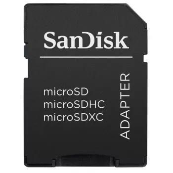 SanDisk Ultra 64GB microSDXC-muistikortti SD-sovittimella