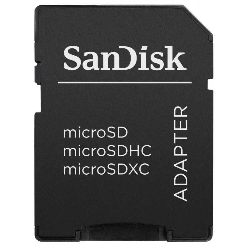 SanDisk Ultra 64GB microSDXC-muistikortti SD-sovittimella