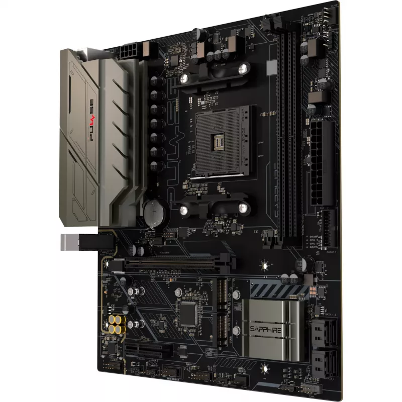 SAPPHIRE PULSE B550M AMD AM4 DDR4 Micro-ATX -emolevy