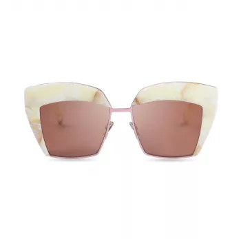 Sartorialeyes ST508-05 naisten suorakaiteen muotoiset aurinkolasit musta/harmaa UV400