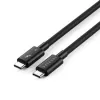 SATECHI Thunderbolt 5 Pro -kaapeli 1m USB-C - USB-C – 120Gbit/s, 240W, musta