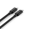 SATECHI Thunderbolt 5 Pro -kaapeli 1m USB-C - USB-C – 120Gbit/s, 240W, musta