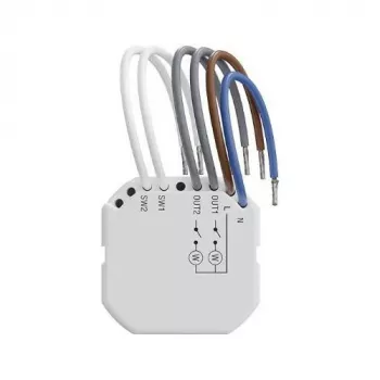 Satel Smart 2-kanavainen rele PM langaton ohjain 230V AC ASW-220 tehonmittauksella