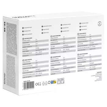 SAVIO RS-03 kannettava radio FM/AM MP3 USB/SD-toistolla, pinkki