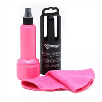 Sbox CS-5005P näytönpuhdistusaine 150 ml pinkki