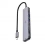SBOX H-999 7-in-1 USB-C-keskitin Space Gray