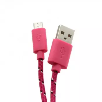 SBOX USB-1031P USB–Micro-USB-kaapeli 1 m pinkki