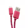 SBOX USB-1031P USB–Micro-USB-kaapeli 1 m pinkki