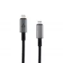SBOX USB-C - USB-C -kaapeli 1,2m 240W 80 Gbps 16K/60Hz
