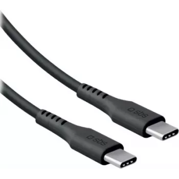 SBS USB-C - USB-C kaapeli 2m 60W USB Power Delivery musta