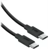 SBS USB-C–USB-C nailonkaapeli 2m 240W musta