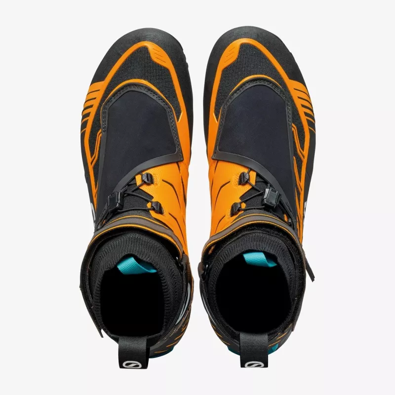 Scarpa Ribelle Tech 3 HD Mountaineering Boots - musta/kirkkaanoranssi - koko EU 42.5