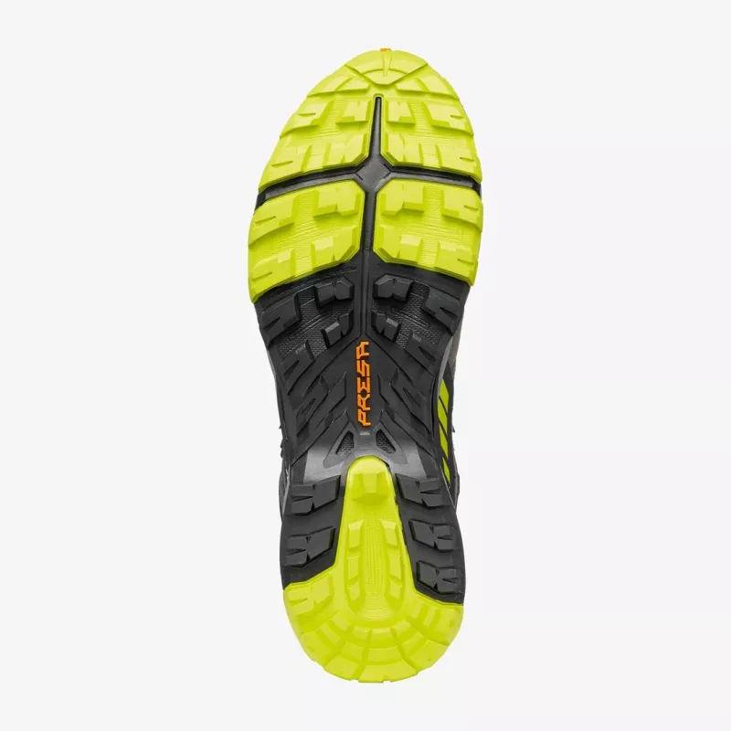 Scarpa Rush TRK GTX vaelluskengät - Titanium/Lime, koko 46