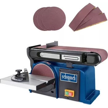 SCHEPPACH nauha- ja kovalevyhiomakone 370W 230V