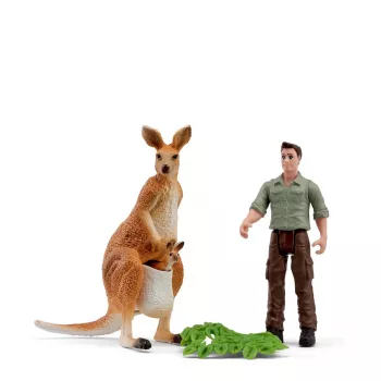Schleich Pocket Set! Kenguru-retki rangerin kanssa