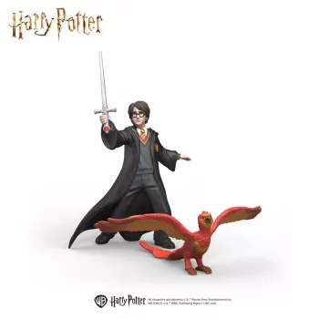 Schleich Wizarding World Harry Potter & Fawkes miekalla