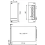 SCHROFF 21006945 Etulevy