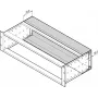 Schroff takalevy Subrack-kehykseen, 3U 84HP, 220 mm syvyys, teräs, sinkitty 34561752