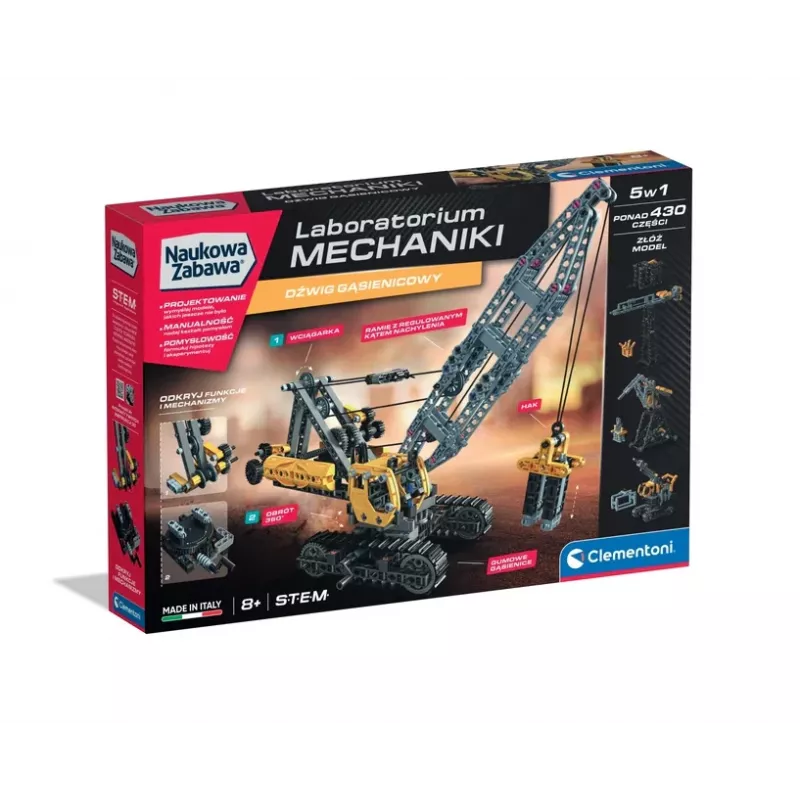 Scientific Fun Mechanics -laboratorio telaketjunosturi Clementoni 50402