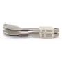 Sea To Summit Detour ruostumaton aterinsetti - 3-osainen taitettava aterinsetti silikonikotelolla