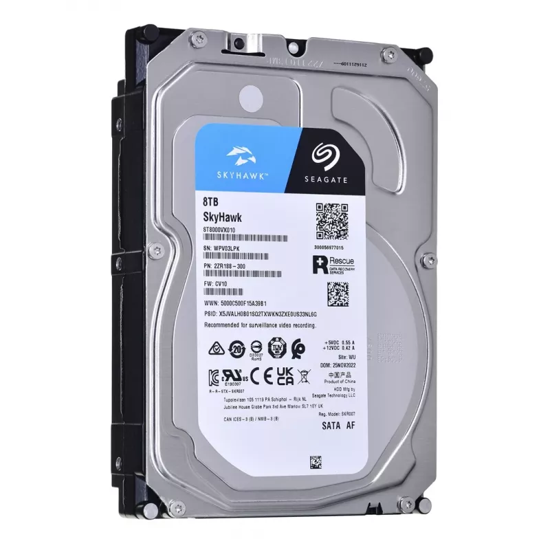 Seagate SkyHawk ST8000VX010 8 TB sisäinen valvontakiintolevy - 3,5