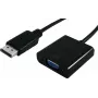 SECOMP STANDARD DisplayPort - VGA-sovitinkaapeli, DP-uros VGA-naaras, 1 m, musta (S3201-10)