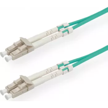 SECOMP STANDARD kuituverkkokaapeli OM3 50/125µm LC/LC Duplex turkoosi 2 m S1802